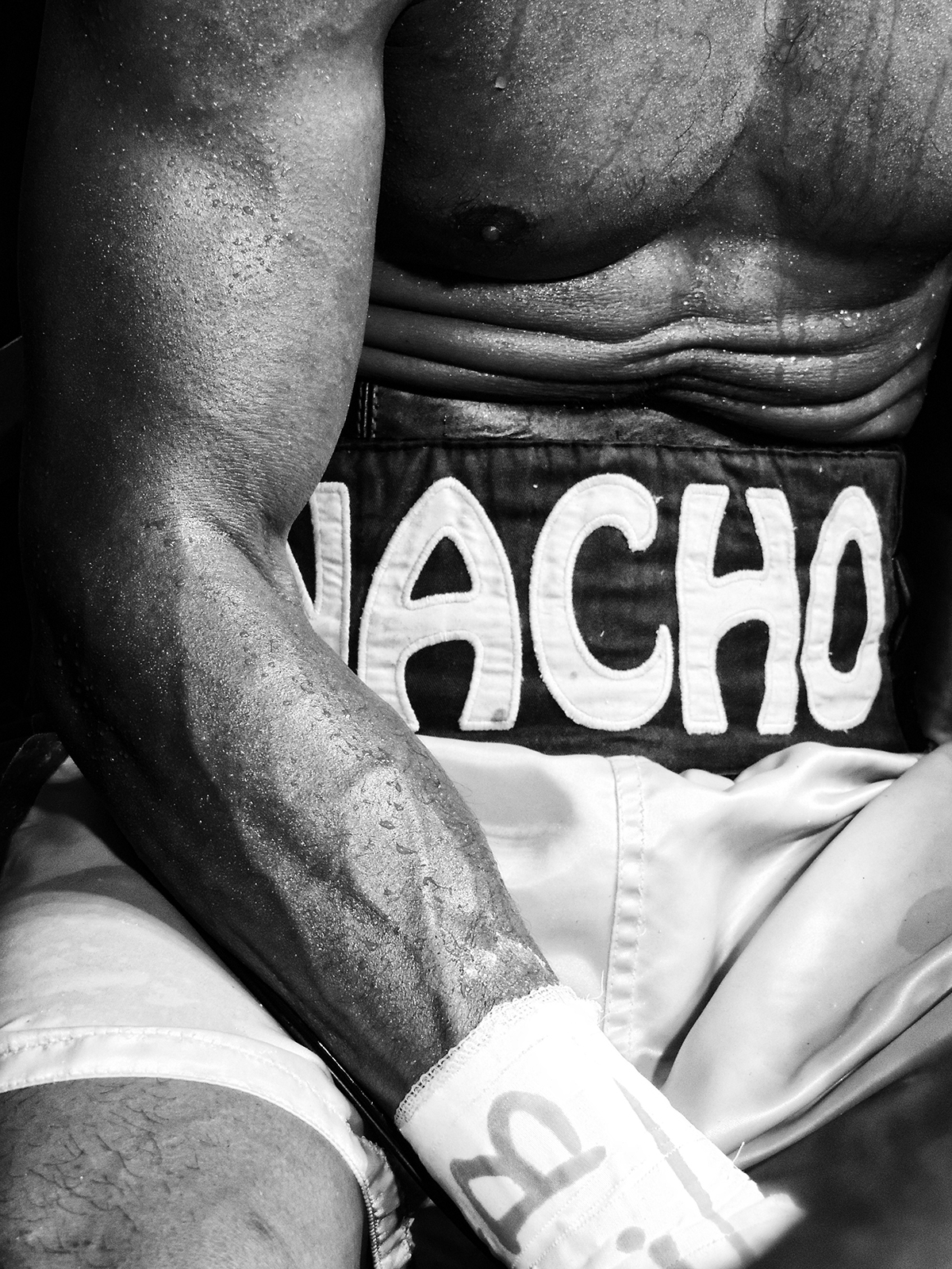 Nacho Mendoza, un deportista nacido para el boxeo. (Foto, Iñaki Mendizabal).