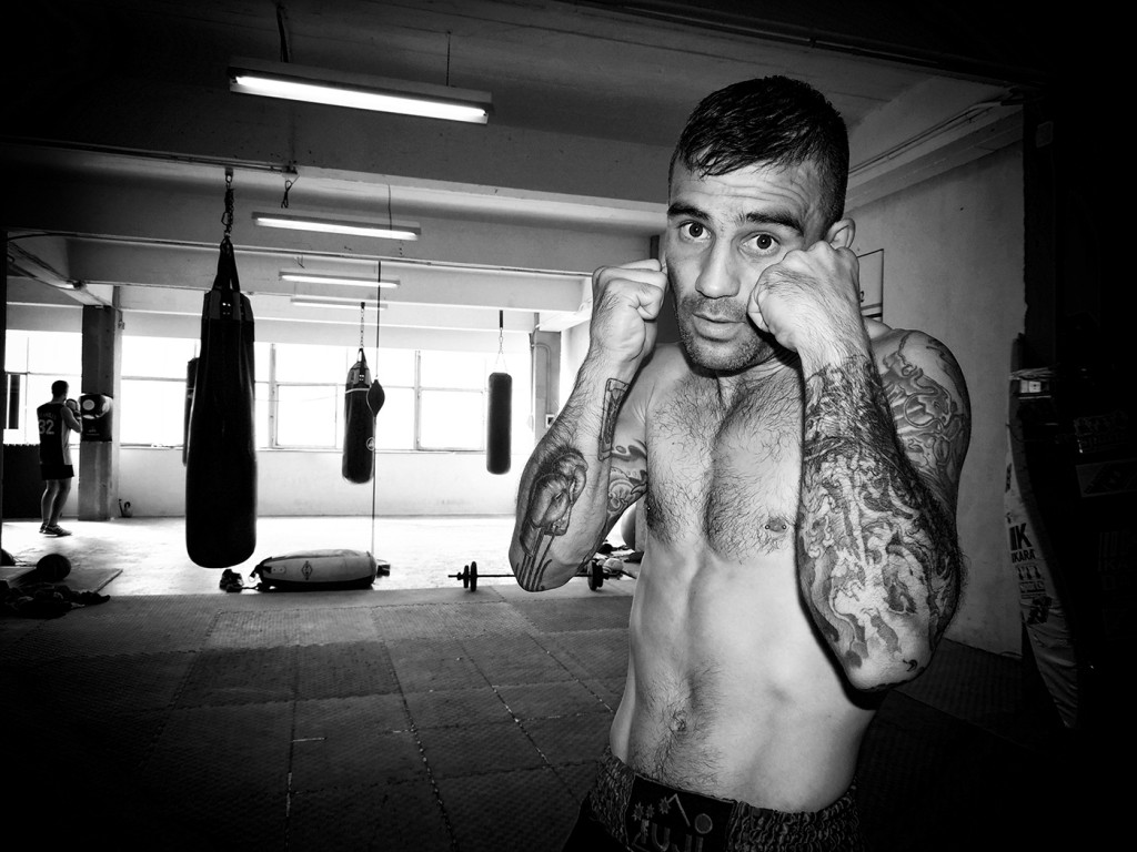 El boxeador profesional bilbaino, Javier Díaz