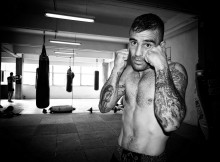 El boxeador profesional bilbaino, Javier Díaz