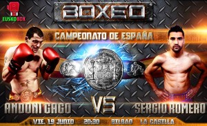 Boxeo profesional: material promocional del Gago contra Romero en Bilbao