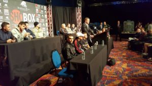 Boxeo, rueda de prensa en Oklahoma con Jon Fernandez