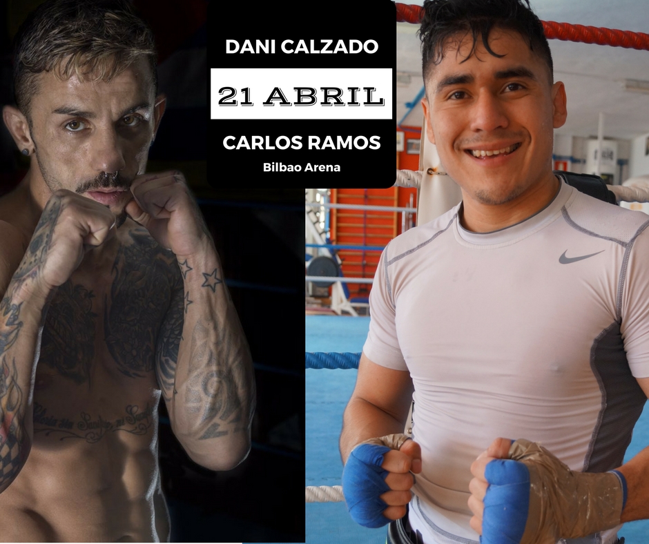 Los boxeadores Daniel Calzado y Carlos Ramos