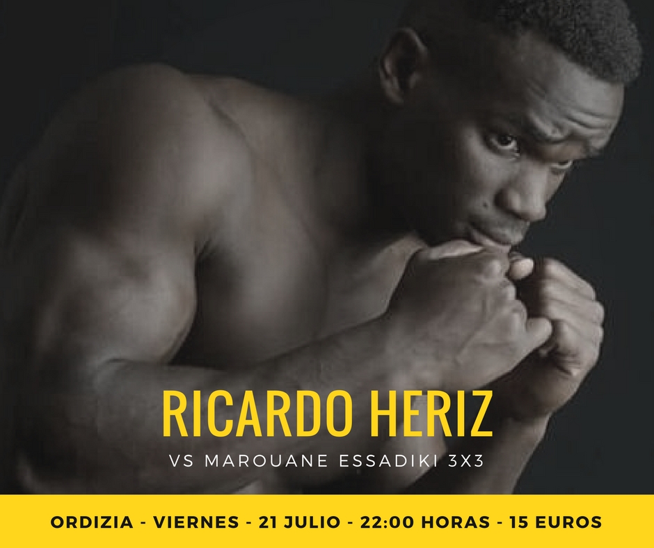 El boxeador olímpico donostiarra Ricardo Heriz